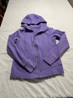 Lululemon scuba Lavender Hooded Zip Jacket